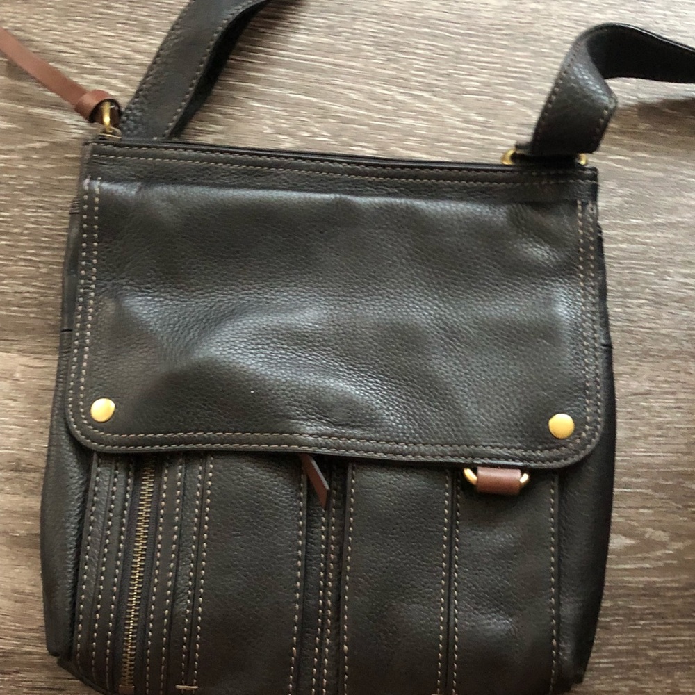 Fossil genuine leather crossbody